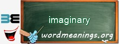 WordMeaning blackboard for imaginary